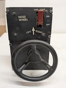 Gulfstream IV GIV Nose Wheel Steering Tiller Handwheel Dowty 5050-1 DCL007/86